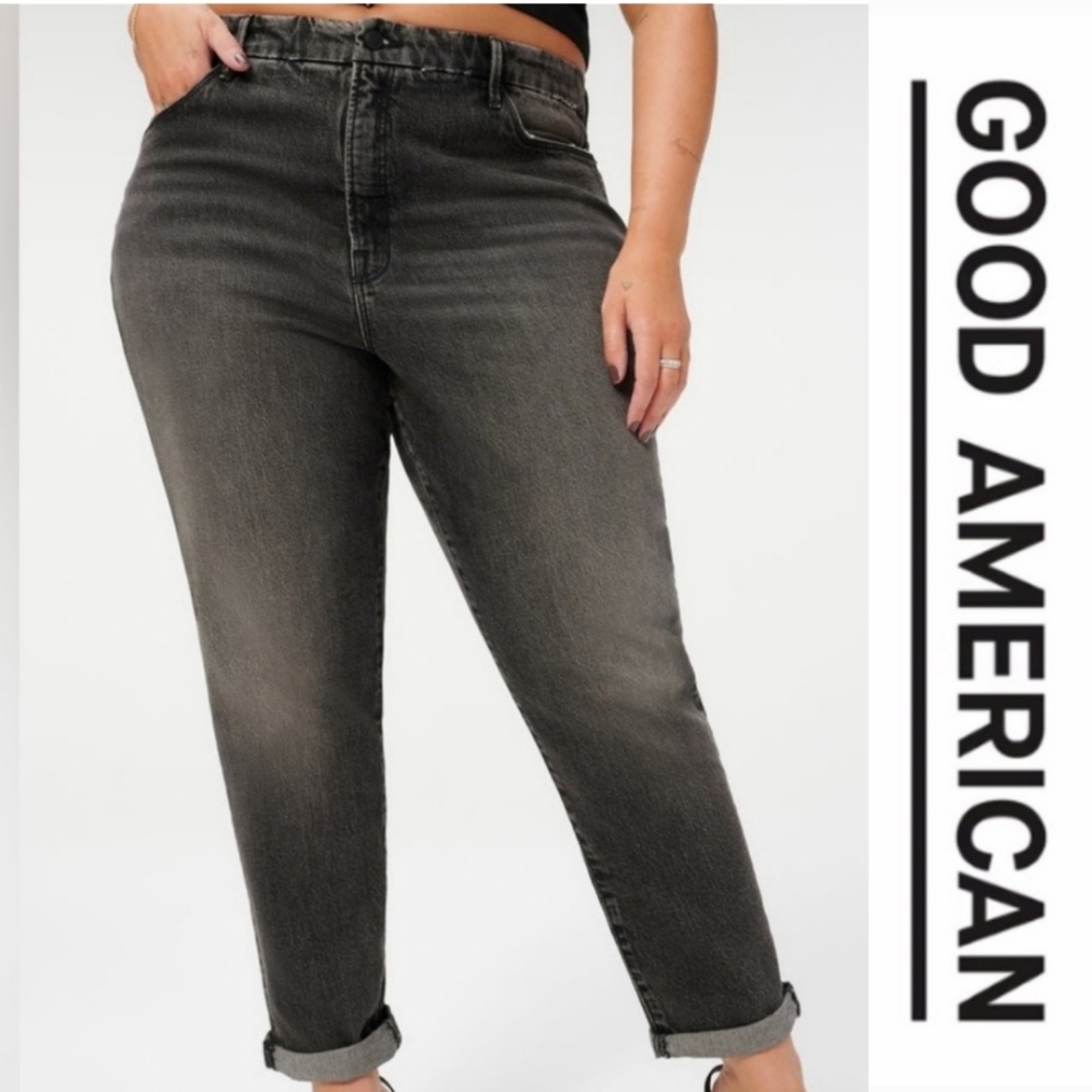 🆕️ Good American Plus Size Good Girlfriend High Rise Jeans